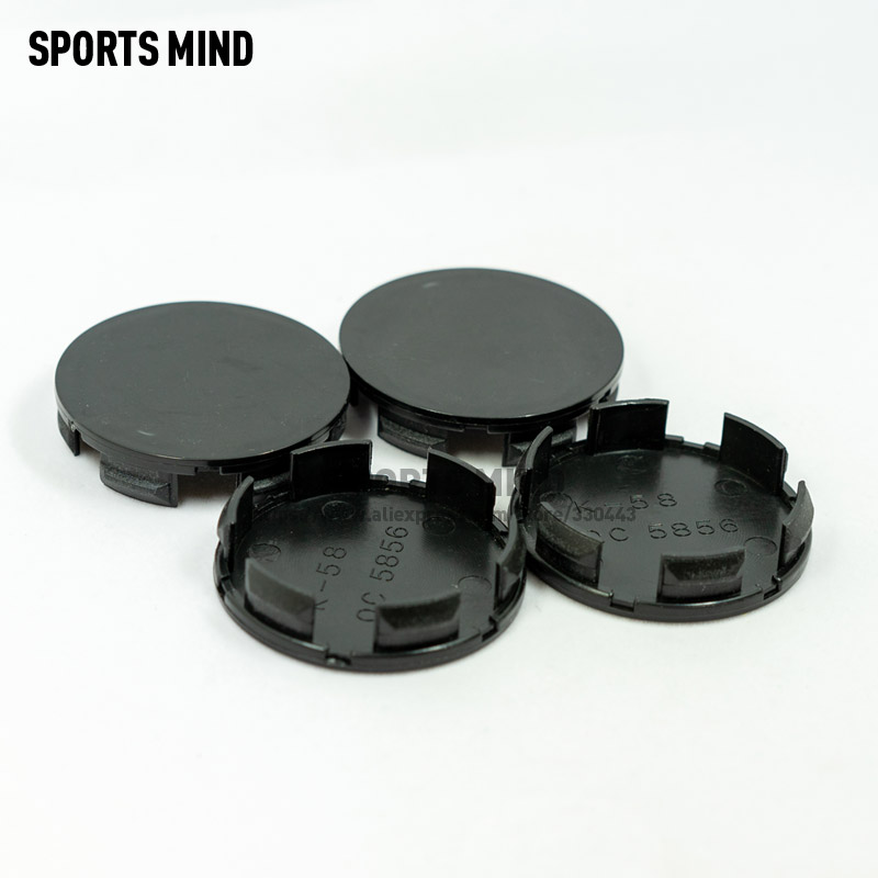 4 teile/los 58MM NEUE Universal- Auto Rad Center Hub Kappen Auto Rad Staub-wasserdichte abdeckungen Auto Rad Dekorationen