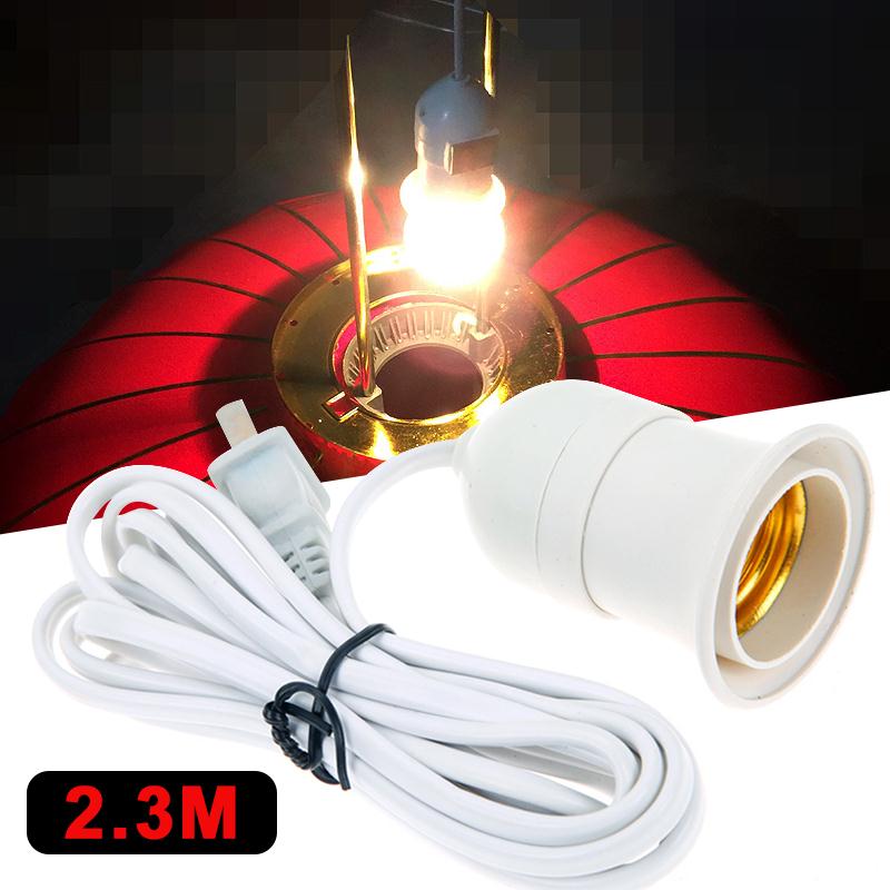 Birne Halfter E27 Anhänger Lampe Lampe Halfter mit Schalter LED Licht Kabel Stecker dauerhaft Licht Halfter Dekoration Hause Universelle