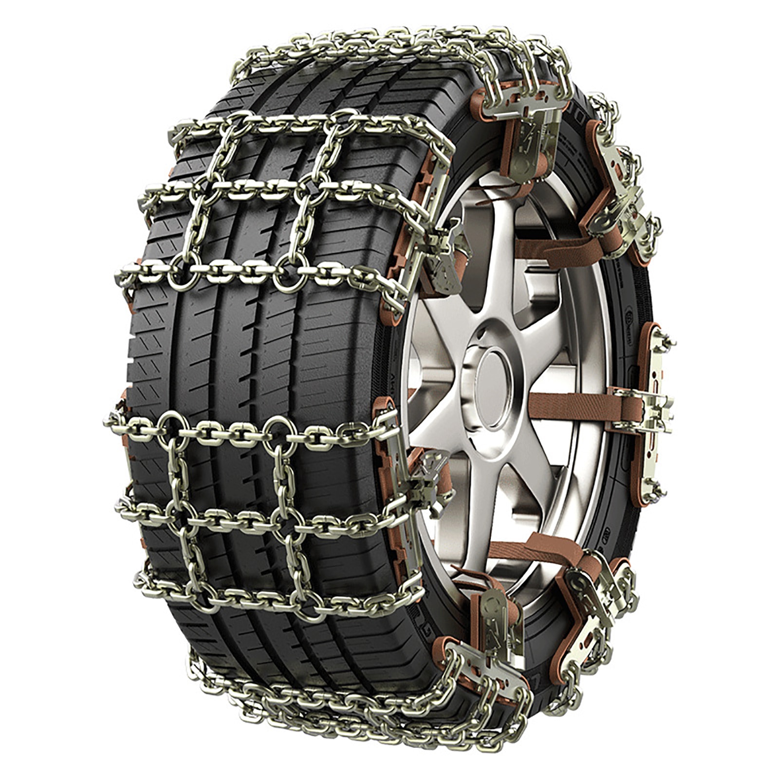 SUV Auto Räder Reifen Reifen Schnee Ketten Geländewagen Schnee Kette Reifen Kette Stahl Grobe Nicht-Unterhose schnee Eis Kette Anti-rutschte Kette