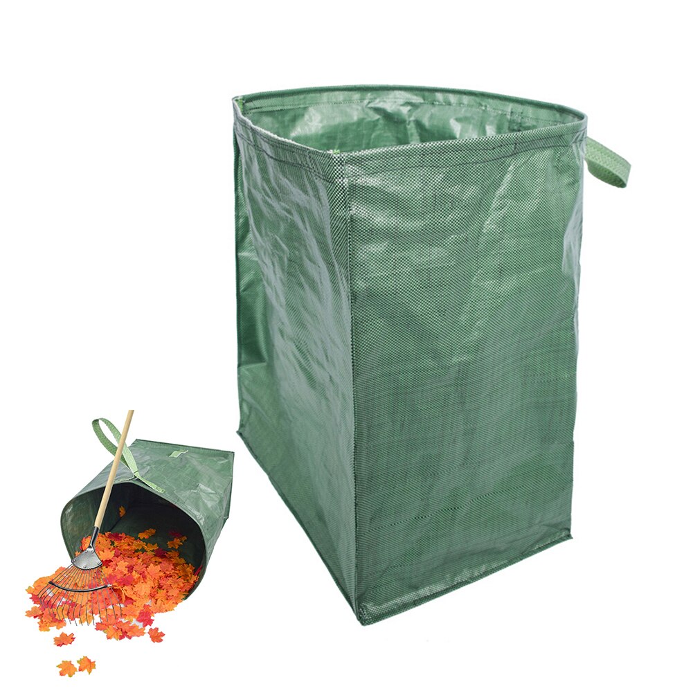 Garten Laub Tasche Hof Kehrschaufel für Sammeln Blätter Garten Müll Tasche mit Handlauf Hof Abfall Tasche Neue kann12