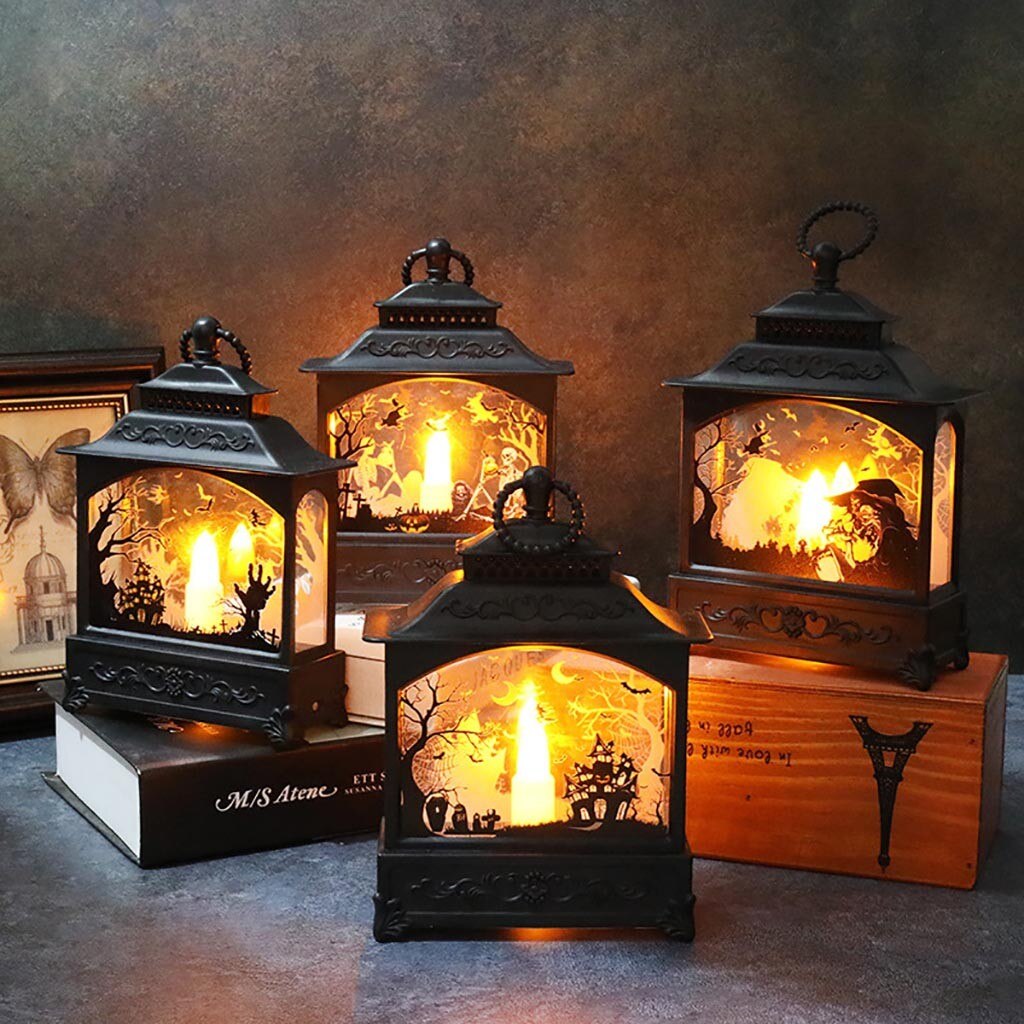 Halloween glühend LED Grabstein Licht Halloween Heimat Garten Dekor retro Simulation Kürbis Schädel Grabstein Lampe Halloween Dekor