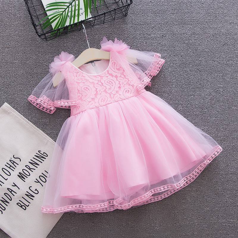 Mädchen Kleid Sommer Baby Kleidung Hochzeit Geburtstag Baby Kleid Ballettröckchen 1-3Y Baby Mädchen Kleidung Mädchen Prinzessin Party Kleid