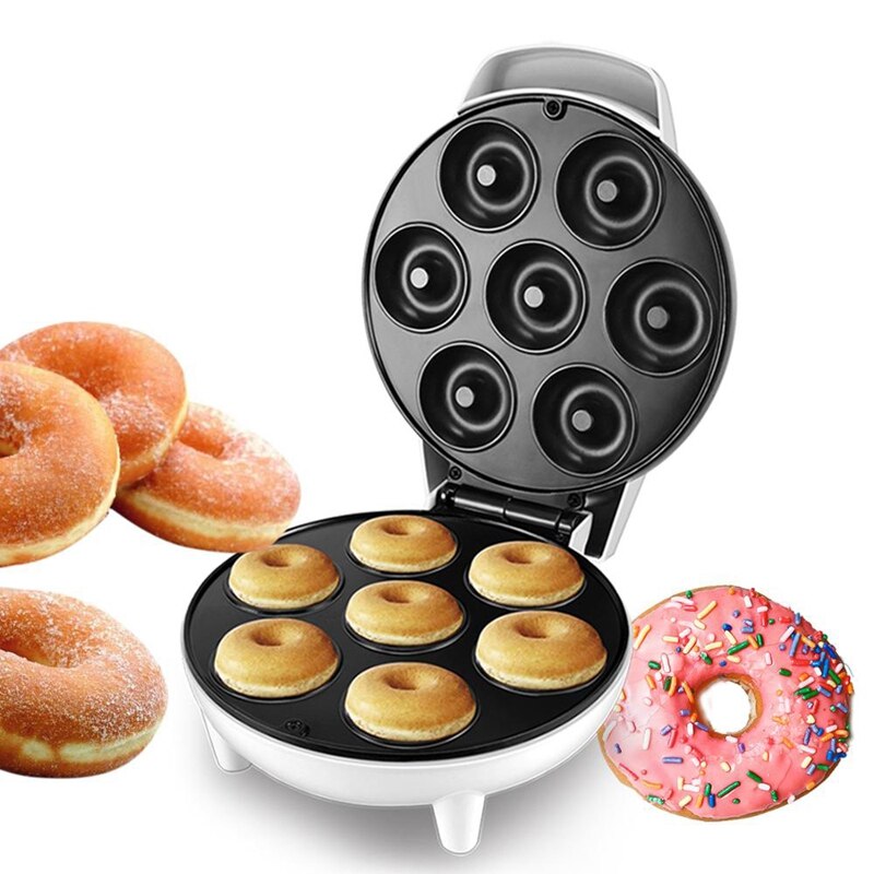 Startseite DIY Krapfen Hersteller Krapfen Maschine Party Nachtisch Backformen Elektrische Backform Nicht-Stock Doppelseitige Heizung EU stecker