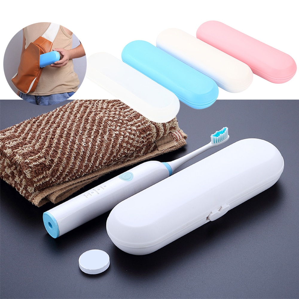 generisch 1PC tragbar Zahnbürste Halter Bad Zubehör elektrisch Zahnbürste Fall Halter Reisen Lager Kasten Zahnbürste Fall
