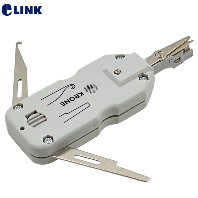 Original Kurze Klassische Krone Lsa-Plus schlagen Unten EinfüGen Werkzeug Telecom Telefon Draht Kabel RJ11 RJ45 Netzwerk Werkzeug Bausatz professionelle