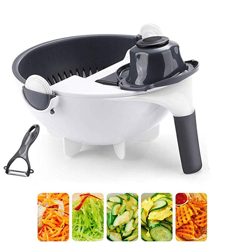 Gemüse Cutter 6 in 1 Multislicer Manuelle Reibe für Gemüse Schäler Heimat Manuelle Gemüse Cutter Gemüse Schneidemaschine Zerhacker