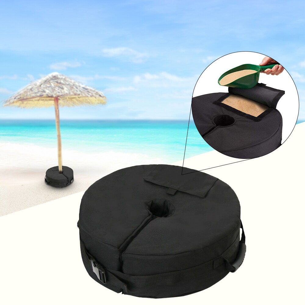 draussen Sonnenschirm Regenschirm Halfter Terrasse Sonnenschirm Basis Stehen Runde schwer Pflicht Garten Sonne Schutz Basis Befestigt Gewicht Sand Tasche