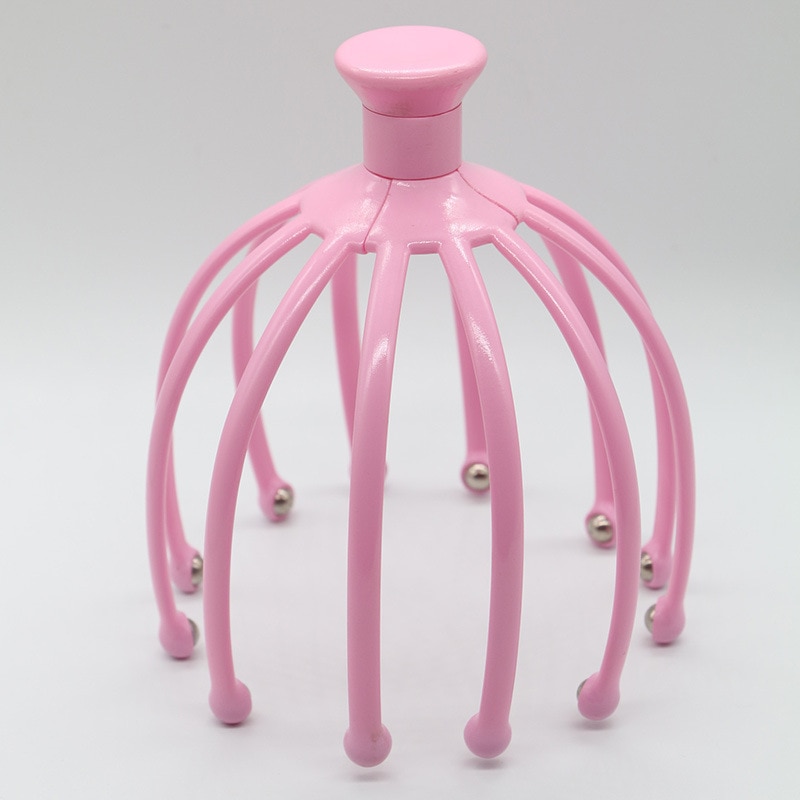 1Stck Kopf Massagegerät Nacken Massage Krake Kopfhaut betonen Entspannen Spa Heilung Legierung Gesundheit Pflege Werkzeug Körper Kopf Massage Schönheit werkzeug