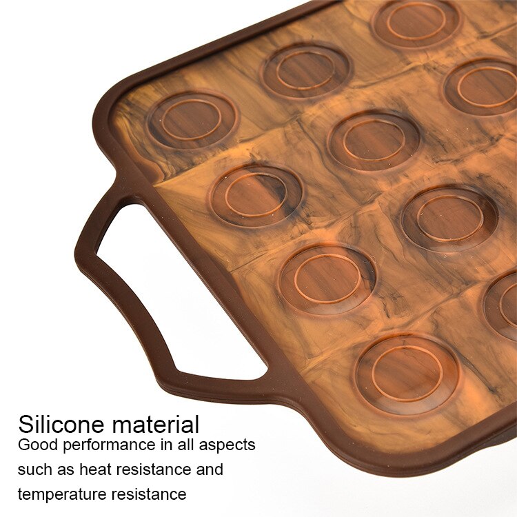 1Stck Macaron Silikon matt Backen bilden, Muffin Schokolade Chip Kekse Ofen Backen matt DIY Blatt Kuchen Formen