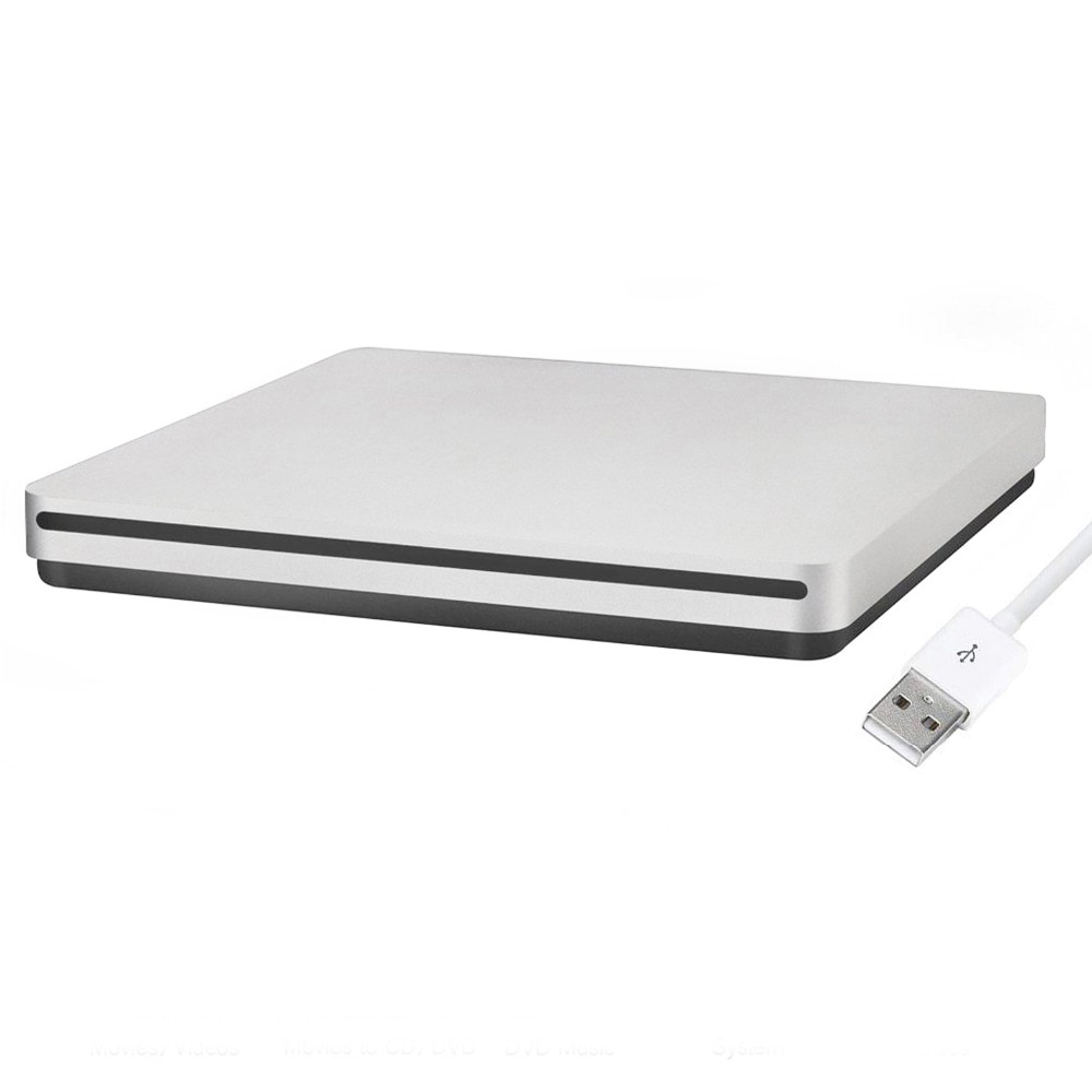 Silber Super Dünne Externe Slot in DVD RW Gehäbenutzen USB 2.0 fallen 9,5/12,7mm IDE Optisches Laufwerk Für Laptop macbook ohne Fahrer