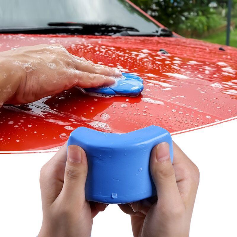 100g Auto Waschen Tonne Auto Reinigung Detaillierung Blau Magie Tonne Auto Auto sauber Tonne Bar Mini Handheld Auto Unterlegscheibe