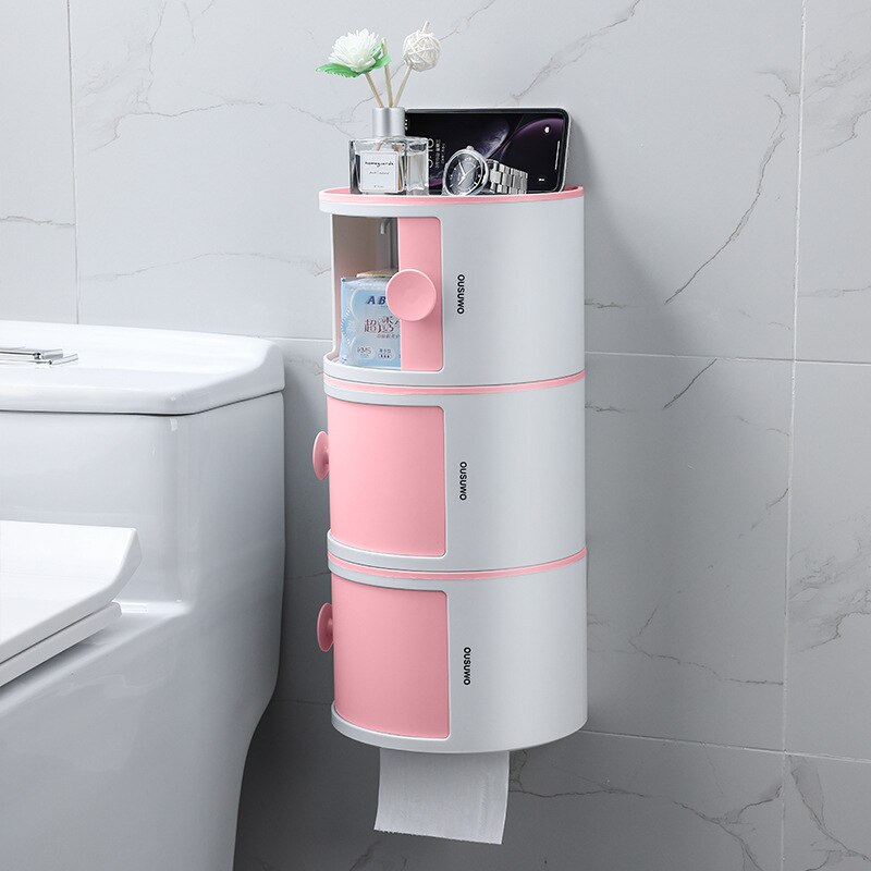 Wasserdichte Zauberstab Halterung Wc Papier Halfter Regal Wc Papier Tablett Rollen Papier Rohr Lagerung Kasten Tablett für Schlecht zubehör