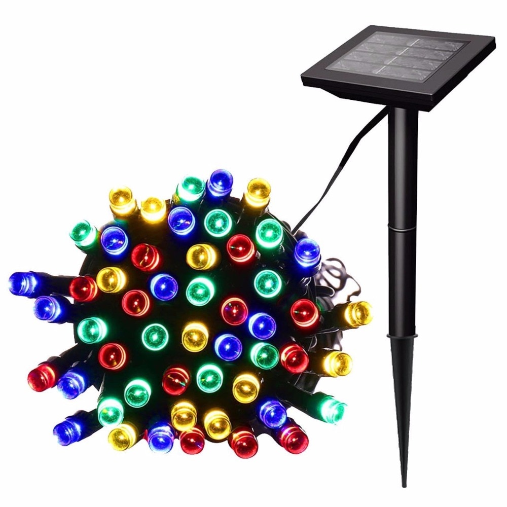 200/500 LEDs draussen Solar- Lampen LED Lichterketten Gebühr Weihnachten Party Girlanden Solar- Garten Wasserdicht nicht batterie