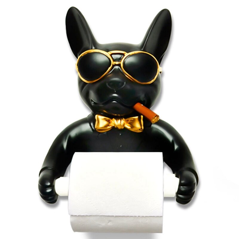 Wc Papier Halfter, Hund Wc Hygienische Harz Tablett Kostenloser Stanzen Hand Papier Fach Haushalts Papier Handtuch Gestell Spule