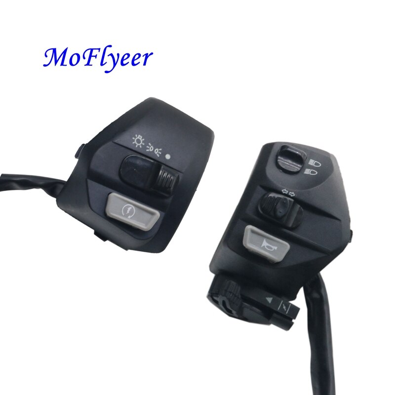 Motorrad Schalter Horn Tasten Blinker AUF/AUS-Geschmack Schalter Kontrolle Elektrische Motorrad Lenker Schalter Licht Für Yamaha