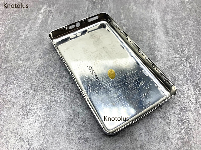Knotolus Silber Metall Zurück Hinten Gehäbenutzen fallen Abdeckung für iPod 4th Gen 20GB 30GB 40GB