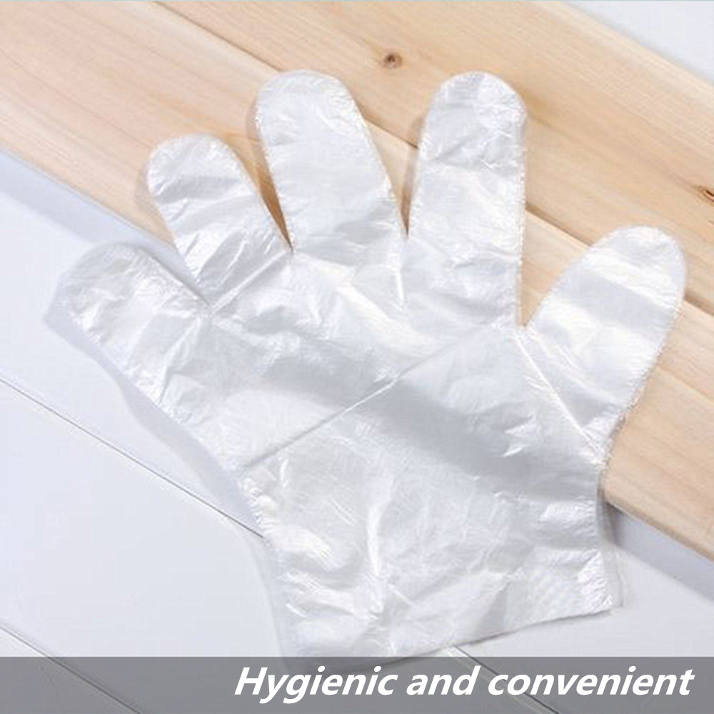 50/100Stck Lebensmittel Kunststoff Handschuhe Einweg Handschuhe für Restaurant Küche BBQ Umweltfreundliche Lebensmittel Handschuhe Obst Juwelüse Handschuhe