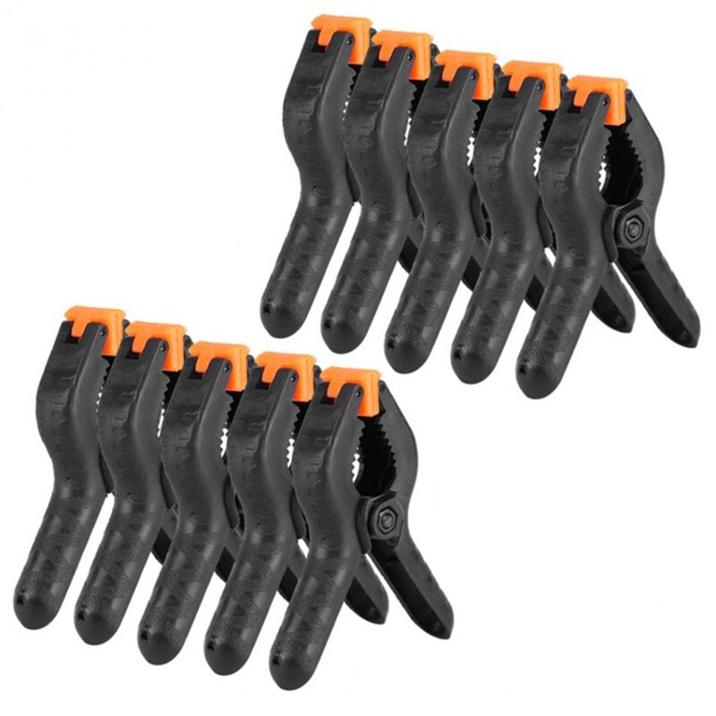 -10Stck Holzbearbeitung Schellen Feder Klemme EIN-bilden Kunststoff Holz Clips Hardware- Holzbearbeitung Werkzeuge 4 Zoll