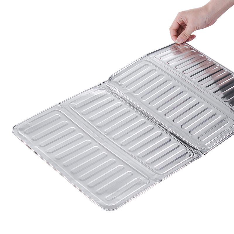 EZLIFE Faltbare Gasherd Wind Schild Schallwand Öl Spritzen-Bildschirm Herde Platten Abdeckung Spritzer Wind ZH969 Schild Anti BBQ Bucht u6P0