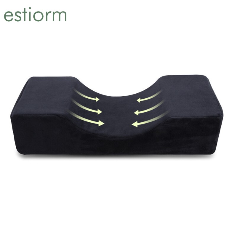 Profi Wimpern Verlängerung Kissen, Pfropfen Wimpern Weiche Erinnerung Schaum machen-hoch Peitsche kissen, Schönheit Salon Nacken Unterstützung kissen