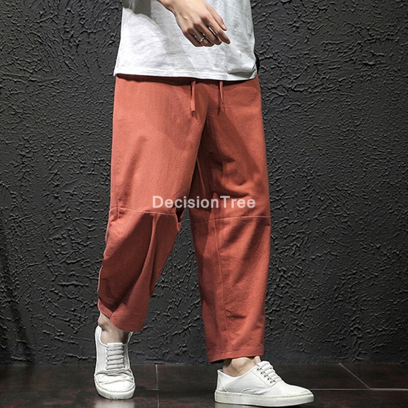 herren Hüfte hüpfen hosen chinesischen kung fu tai wushu hosen Harem hosen streetwear männer lässig Jogger hosen jogginghose hosen