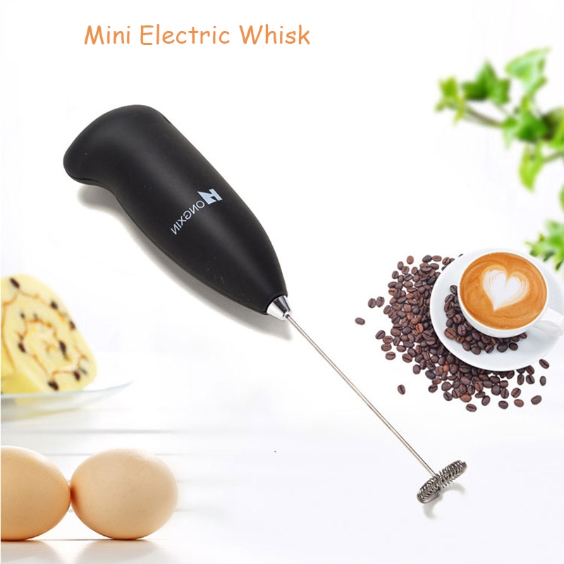 Elektrische Milchaufschäumer Automatische Handheld Schaum Kaffee Hersteller Schneebesen Milch Cappuccino Edelstahl-düse Tragbare Küche Kaffee Schneebesen Werkzeug