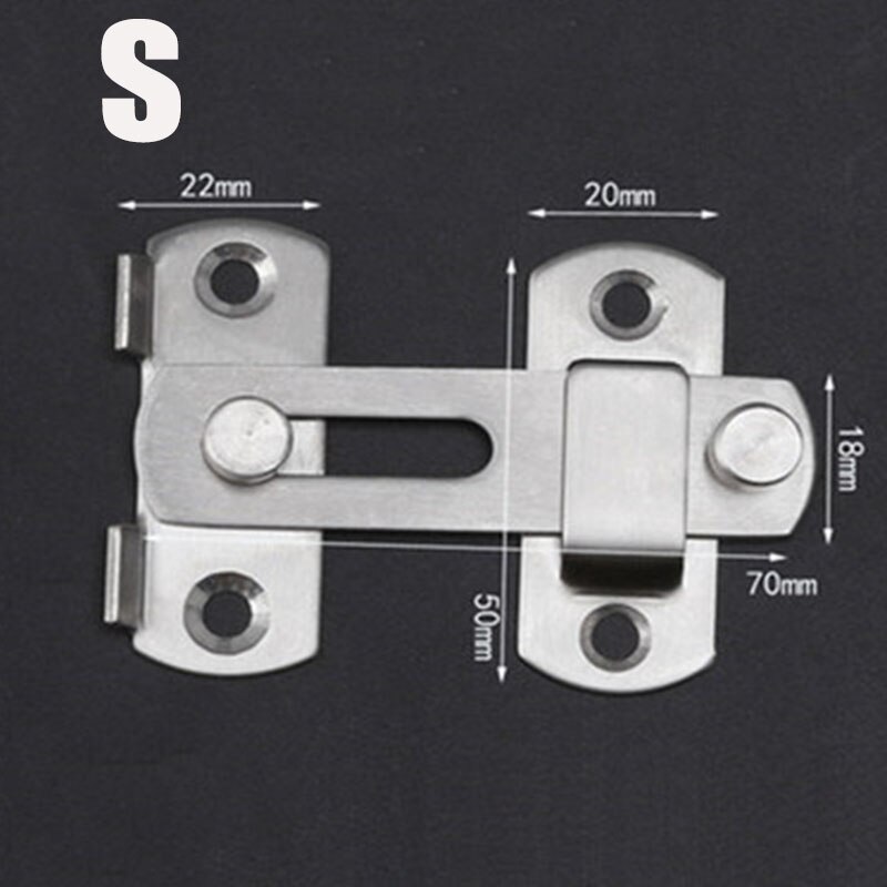 Neue Edelstahl Haspe verriegeln Hause Türen Fenster Hardware- Zubehör Sperren Schiebetür Fenster Schrank Passend verriegeln
