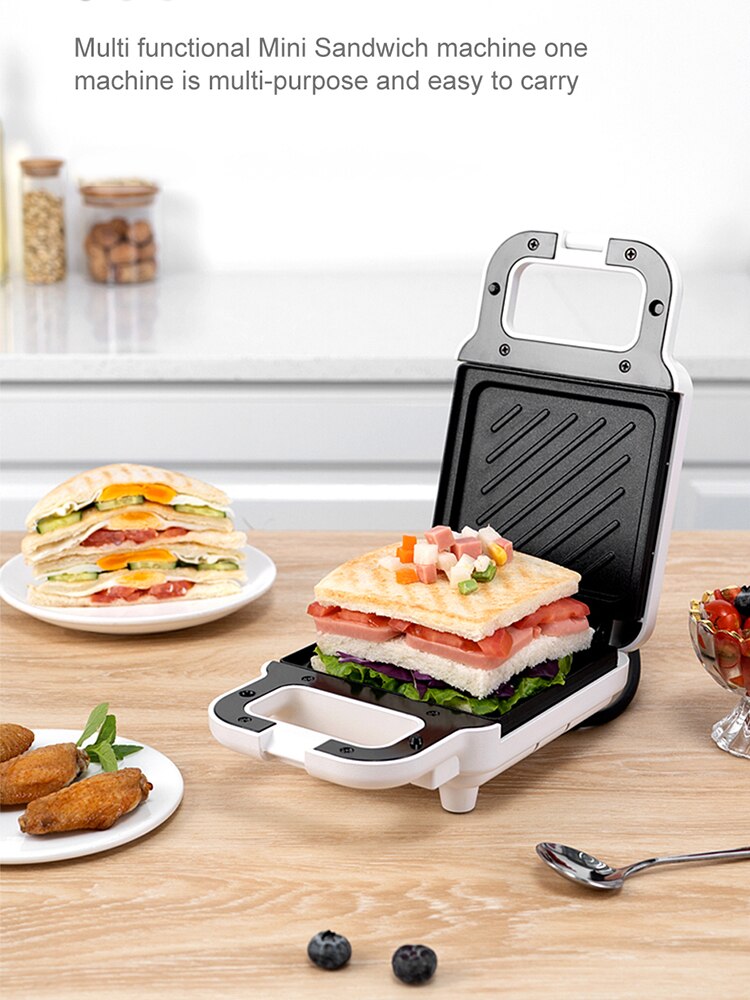 Elektrische Frühstück Maschine Multifunktions Licht Kaffee Hersteller Pfanne Mini Ofen Haushalt Brot Pizza Waffel Ofen Braten Pfanne