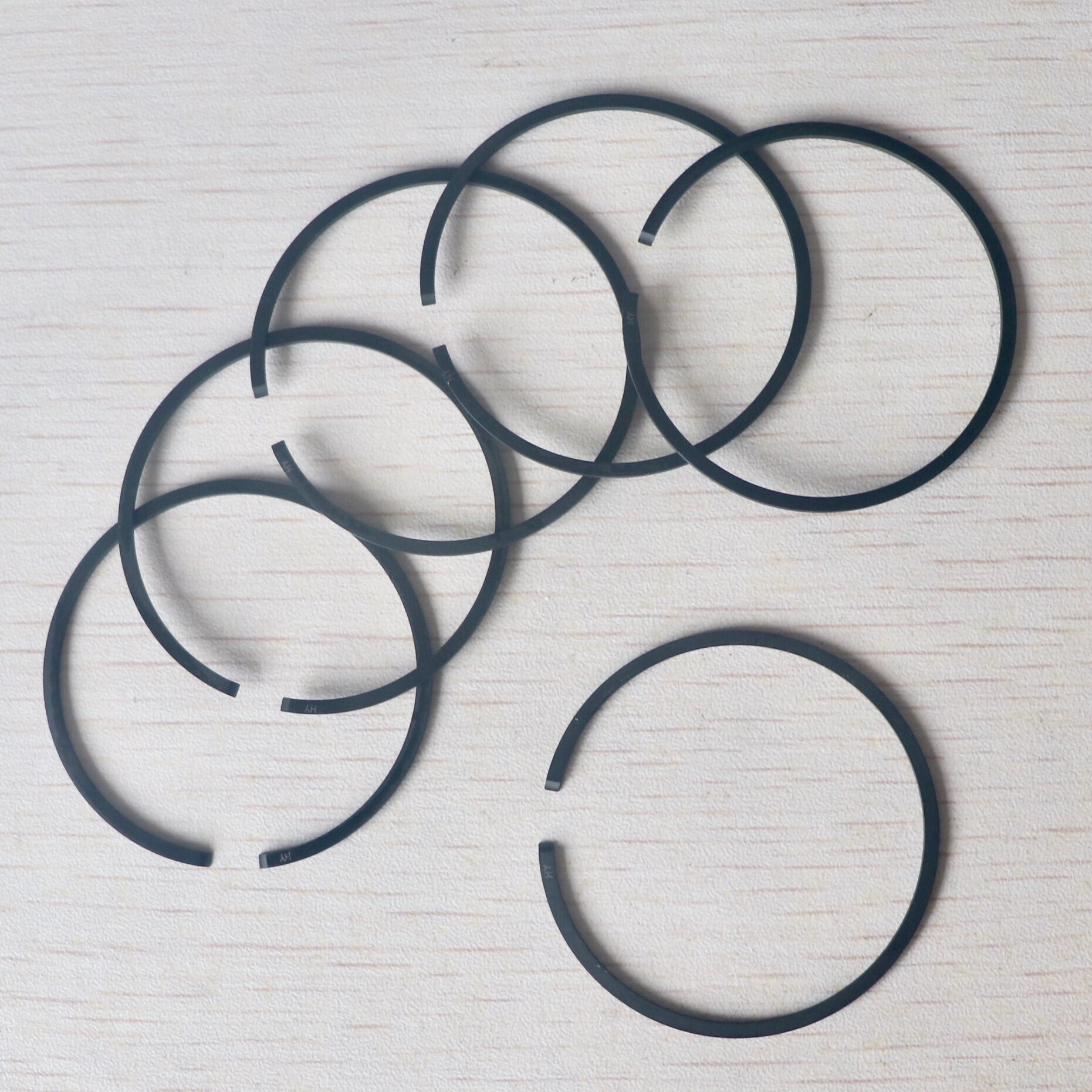 6Stck 48mm Kolben Ringe Doppel Ring Kolben Typ Für 365 Kettensäge Ersatz