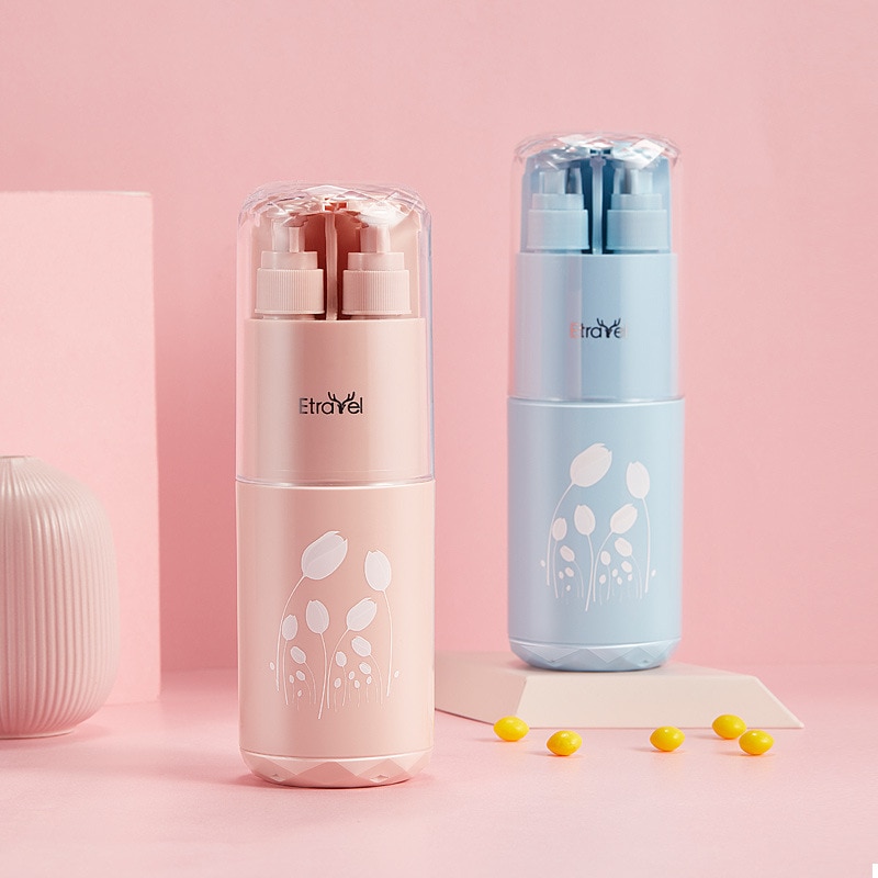 Reise waschen tasse reise Schlecht waschen einstellen tragbare sub-flasche zahnpasta zahnbürste Shampoo lagerung flasche zahnbürste Halfter tasse