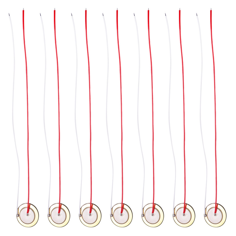 12Stck 27mm Piezo Rabatt Sommer Kupfer Blatt Piezoelektrischen Chips Gitarre Zubehör