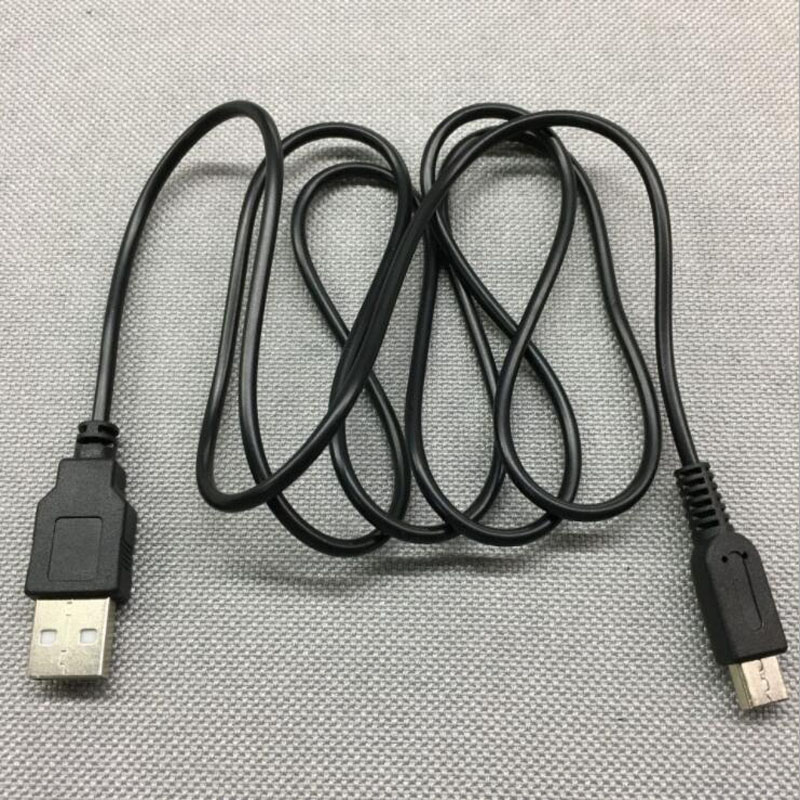 1,2 M Schwarz USB Ladegerät Netzteil Ladung Kabel Datenkabel für Nintendo Wii U Pad Gamepad für Nintend WiiU Regler Joypad
