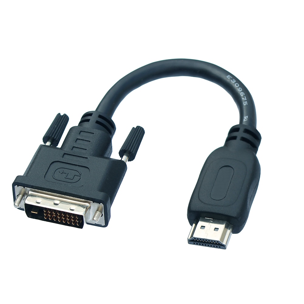 20 cm HDMI Stecker auf DVI 24 + 1 Stecker auf HDMI Weibliche kurze kabel für LCD DVD HDTV XBOX PS3