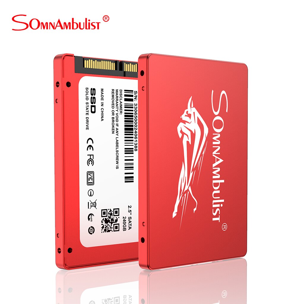 Somnambule metall stierkampf SSD 2.5 "'SATA3 Hdd SSD 120gb ssd 240gb 480gb SSD 960GB interne fest Zustand Antrieb Laptop Schreibtisch