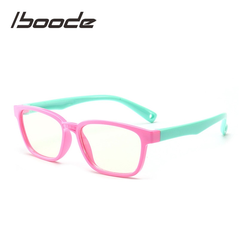 Iboode freundlicher Brille Brille TR90 Gläser Rahmen Brillen freundlicher UV400 Schutz Anti Bue-Strahl Brillen Für freundlicher Jungen Mädchen