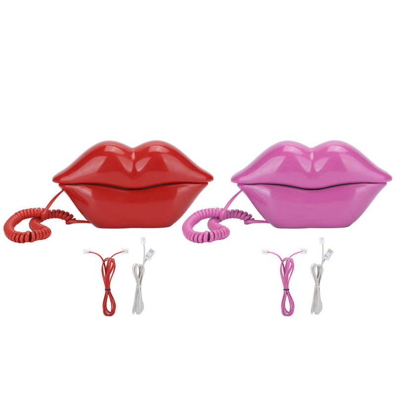 WX-3016 Modische Lustige Heimat Lippe Telefon Anzahl Speicher Funktion mit UNS/UK Verdrahtung Hause Telefon