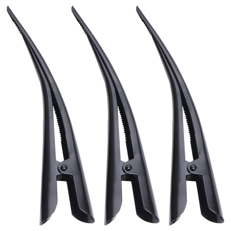 3 stücke Metall Haar Clips Hohl Blume Schnabel Haar Klemmen Haar Zubehör Ente Zähne BöGen Griffe Friseur Salon Tipp Clip