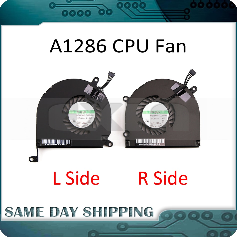 Neue! A1286 Verknüpfungen Rechts Seite CPU Lüfter für Apfel MacBook Profi 15 'A1286 CPU Fan einstellen jahre
