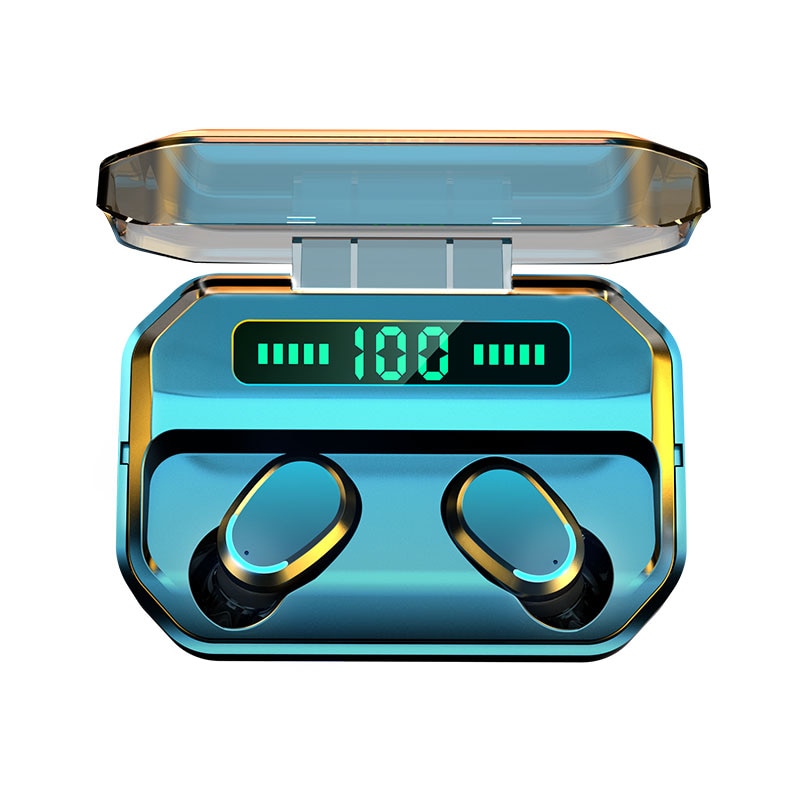 Drahtlose Bluetooth 5,0 kopfhörer für Android und iOS smartphones wasserdicht HiFi Stereo kopfhörer 2200mAh Sport kopfhörer