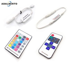 Mini 24 Schlüssel RGB LED Regler DC 12V LED Streifen Regler Dimmer kabellos RF Fernbedienung zu Steuern Einzigen Farbe RGB Streifen Beleuchtung