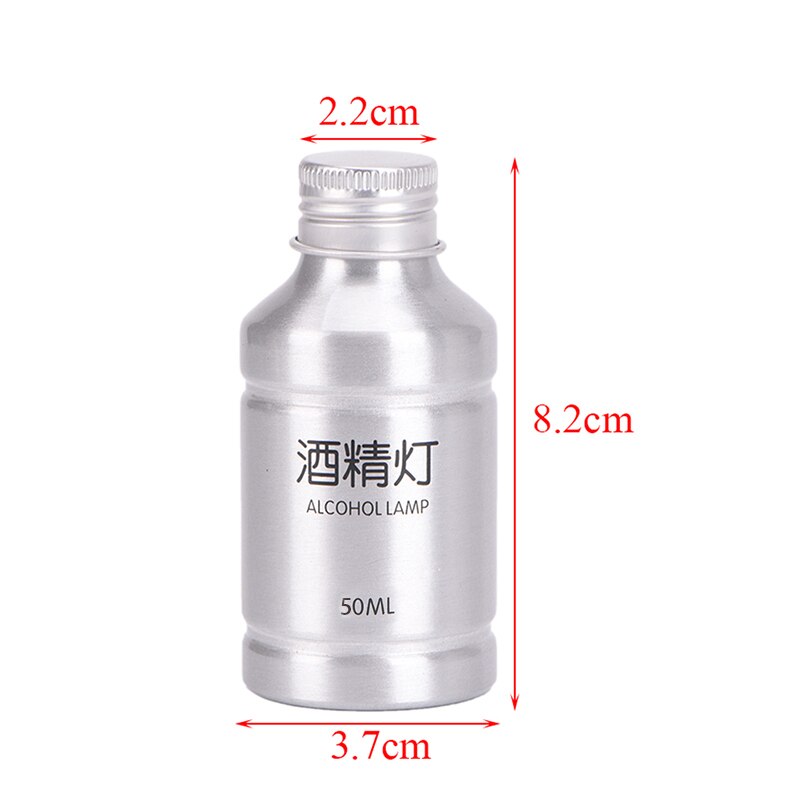 50 ml Brenner Lampe Ausrügestochen Heizung Labor Liefert Tragbare Metall Alkohol Lampe Chemie Alkohol