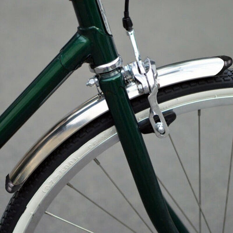 Rennrad KotflüGel 700C Jahrgang Fahrrad retro Fahrrad Fest Ausrüstung Fahrrad Fender 700C Fahrrad Praktische Teile Silber Aluminium legierung