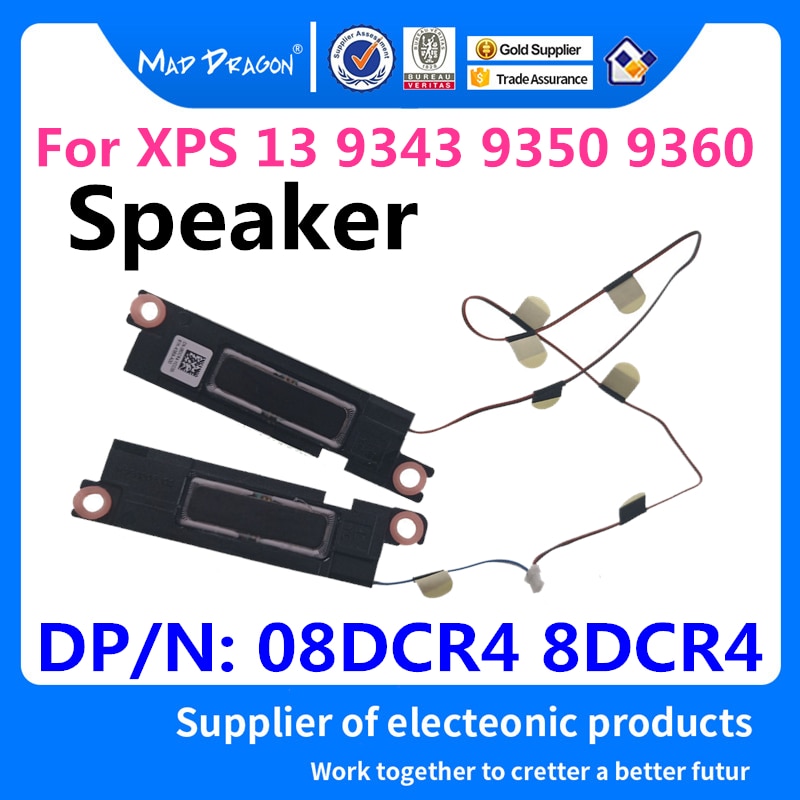 verrückt DRACHEN Laptop Neue Lautsprecher einstellen-R + L Verknüpfungen Rechts für Dell XPS13 XPS 13 9343 9350 9360 lautsprecher PK23000PJ00 08DCR4 8DCR4