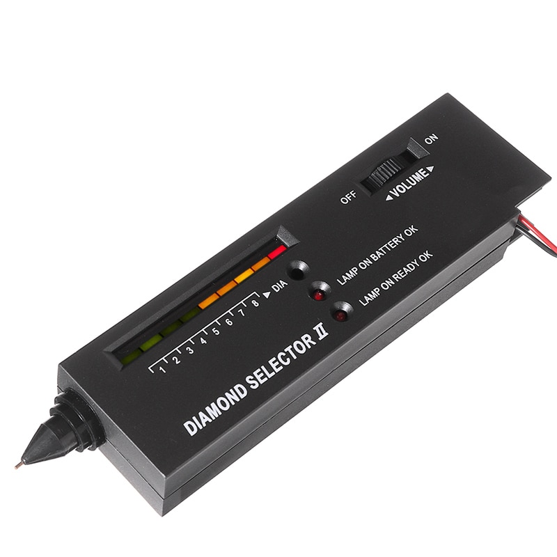 1pc LED Diamant Indikator Prüfung Stift Professionelle Hohe Genauigkeit Diamant Tester Schmuck Edelstein Wähler Prüfung Werkzeuge