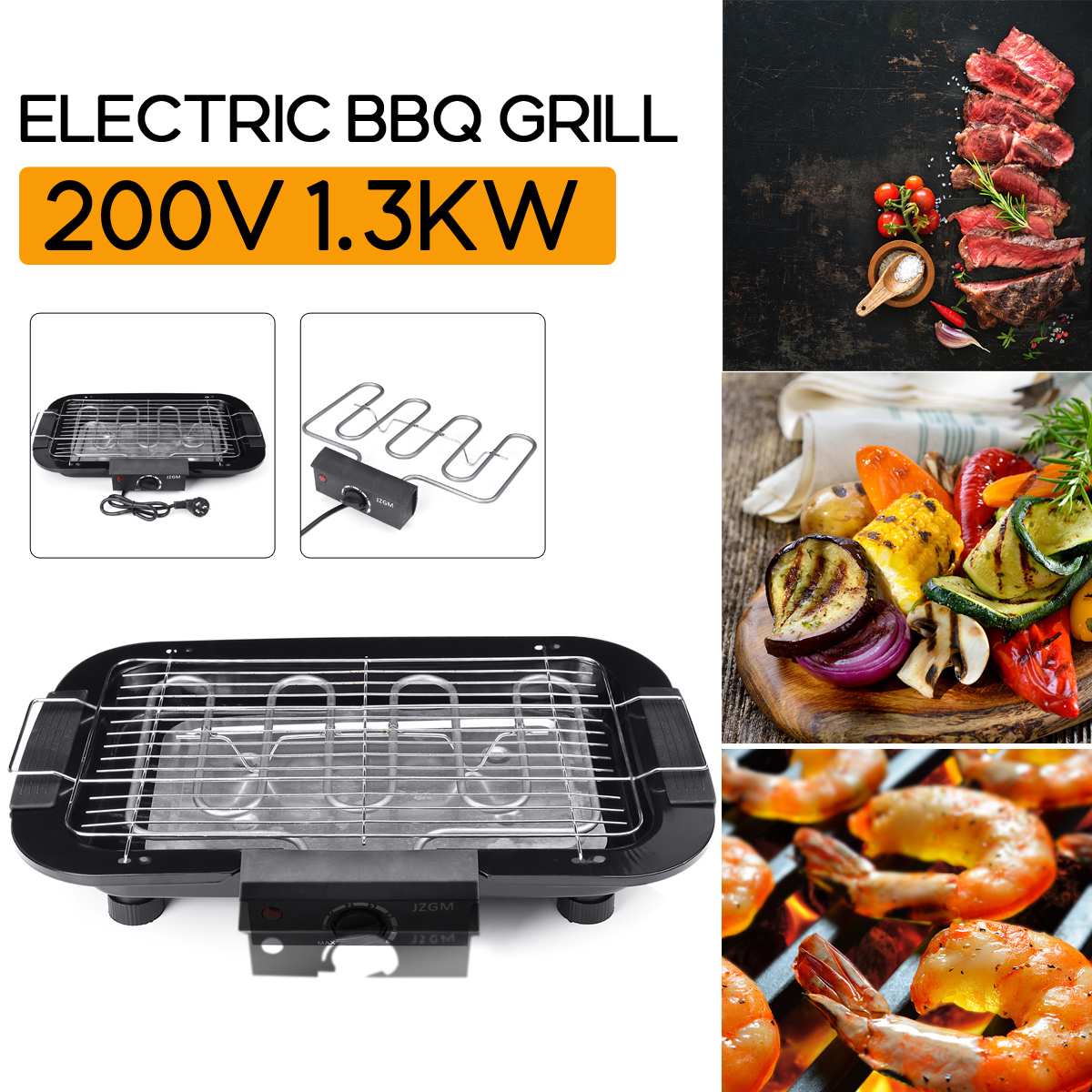 200V Tragbare Elektrische Grill Rauchfreien Elektrische Pfanne Grill BBQ Bratpfanne Hause Grill Mini nicht-Stock Platte Elektrische Grill maschine