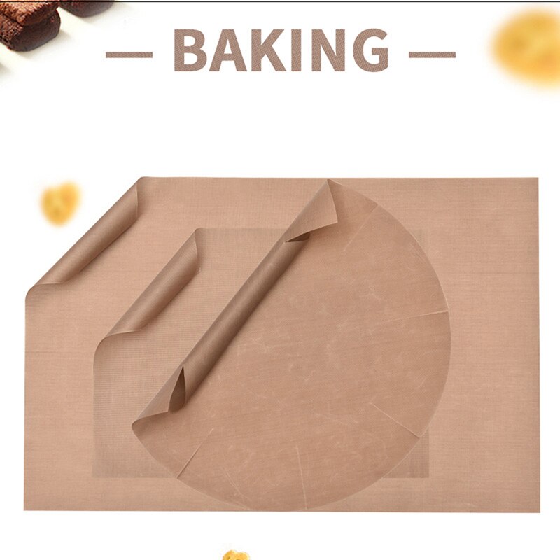 1/3Pc wiederverwendbar nicht Stock Backen Papier Hohe Temperatur Beständig Presse Pad Blatt Gebäck Backen Ölpapier Grill Backen matt Macaron