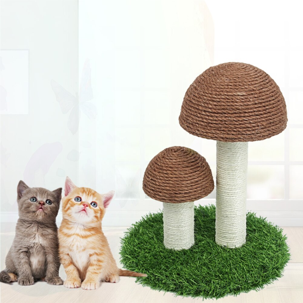 Katze Kratzen Post Pilz Katze Schleifen Zähne Spielzeug Katze kratzen Gremium Möbel Schützen Haustier Gesundheit Sisal Scratcher Sisal Ball