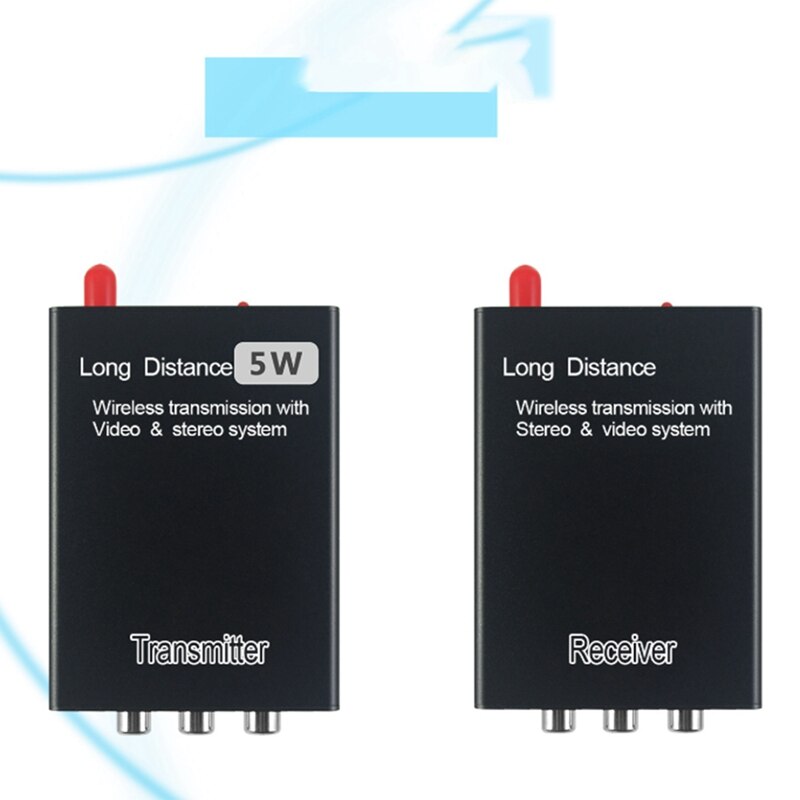 2,4 Ghz HIFI Digitale Drahtlose o Video Adapter Empfänger Musik Wifi Absender Empfänger 3W mit 3,5mm Kabel EU stecker