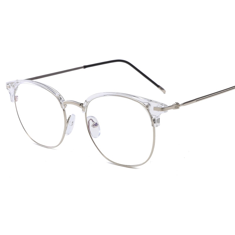 Computer Halb Randlose Brille Anti Blau Licht Brillen Brille Optische Brillen Rahmen Spielen Gläser Frauen Männer