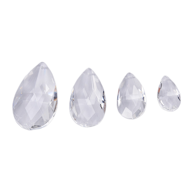 Klar Kronleuchter Glas Kristalle Lampe Prismen Teile Hängenden Tropfen Anhänger 38mm-76mm Kristall Lampe Zubehör